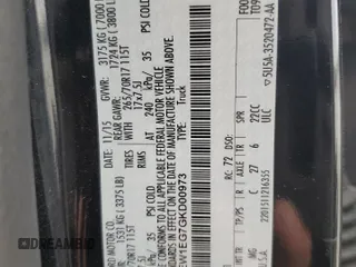 2016 Ford F-150 XLT with VIN 1FTEW1EG7GKD00973, listed as a Copart auction lot 56011785 with 128,344 mi miles and Salvage title. Bid and sale history available at DreamBid. Image 12.