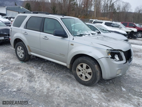 2008 Mercury Mariner with VIN 4M2CU81Z98KJ46467, listed as a IAAI auction lot 41303575 with 207,949 mi miles. Bid and sale history available at carsss.com. Image 1.