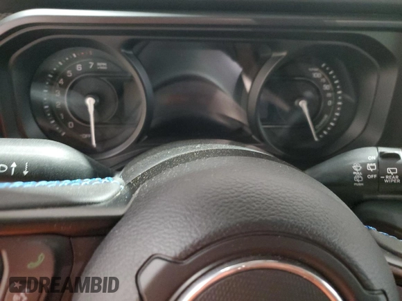 2024 Jeep Wrangler Rubicon with VIN 1C4RJXR67RW293197, listed as a Copart auction lot 59886995 with Not provided miles and Salvage title. Bid and sale history available at DreamBid. Image 9.