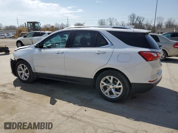 2021 Chevrolet Equinox Premier z VIN 3GNAXNEV6MS115077, wystawiony jako Copart lot #53614425 z przebiegiem 50 438 mil mil oraz Szkoda całkowita • Salvage title. Historia ofert i sprzedaży dostępna na DreamBid. Obrazek 2.