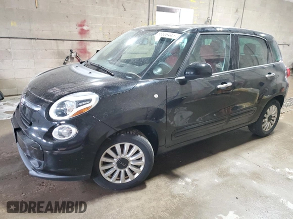 2014 FIAT 500L Easy z VIN ZFBCFABH9EZ000959, wystawiony jako Copart lot #55606445 z przebiegiem 73 558 mil mil oraz Czysty tytuł • Clean title. Historia ofert i sprzedaży dostępna na DreamBid. Obrazek 1.