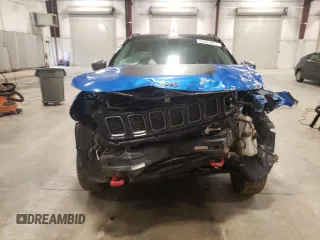 2018 Jeep Compass Trailhawk with VIN 3C4NJDDB3JT234532, listed as a Copart auction lot 55029605 with 99,614 mi miles and Salvage title. Bid and sale history available at DreamBid. Image 5.