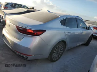 2017 Kia Cadenza Premium with VIN KNALB4J16H5049057, listed as a Copart auction lot 76202044 with 74,617 mi miles and Salvage Title. Bid and sale history available at carsss.com. Image 3.