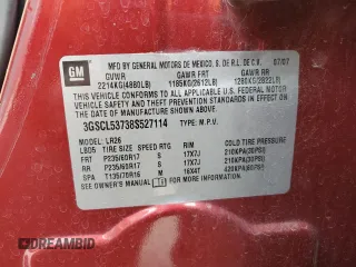 2008 Saturn VUE XR z VIN 3GSCL53738S527114, wystawiony jako Copart lot #51812115 z przebiegiem 146 146 mil mil oraz Szkoda całkowita • Salvage title. Historia ofert i sprzedaży dostępna na DreamBid. Obrazek 13.