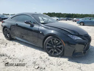 2024 Lexus RC with VIN JTHGZ5BC6R5027517, listed as a Copart auction lot 71104694 with 3,788 mi miles and Salvage Title. Bid and sale history available at carsss.com. Image 4.