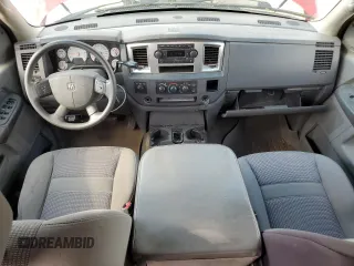 2007 Dodge 1500 Laramie with VIN 1D7HU18287S133970, listed as a Copart auction lot 57089605 with 208,083 mi miles and Salvage title. Bid and sale history available at DreamBid. Image 8.