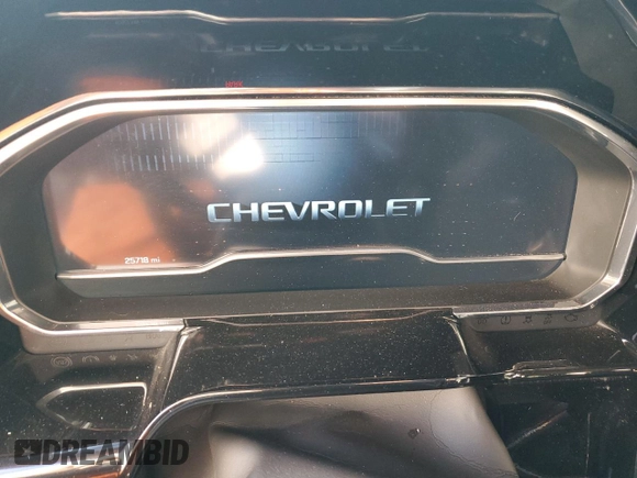 2022 Chevrolet Silverado 1500 RST with VIN 1GCUDEET4NZ577218, listed as a Copart auction lot 42675324 with 25,718 mi miles and Salvage Title. Bid and sale history available at DreamBid. Image 9.