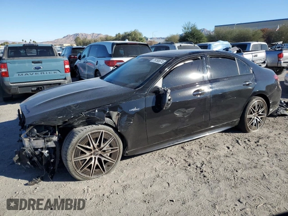2023 Mercedes-Benz C 43 AMG with VIN W1KAF8HB9PR099209, listed as a Copart auction lot 79760674 with Not Provided miles and Salvage Title. Bid and sale history available at DreamBid. Image 1.