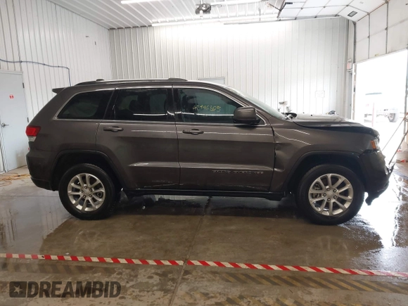 2021 Jeep Grand Cherokee Laredo X with VIN 1C4RJEAG4MC713856, listed as a IAAI auction lot 42446805 with 105,611 mi miles and . Bid and sale history available at DreamBid. Image 13.