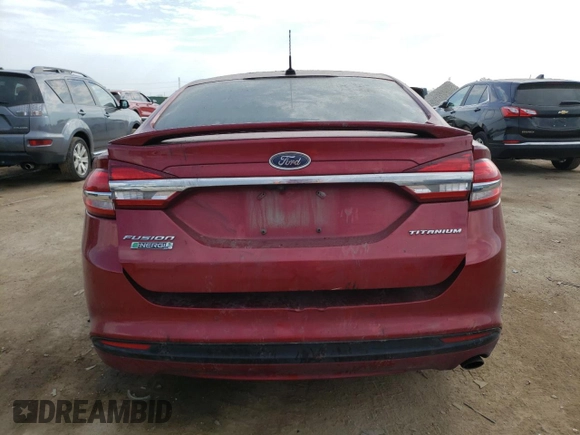 2017 Ford Fusion Titanium with VIN 3FA6P0SU2HR180735, listed as a Copart auction lot 72336794 with Not provided miles and Salvage title. Bid and sale history available at DreamBid. Image 6.