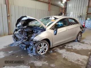 2014 Hyundai Elantra GT with VIN KMHD35LH4EU183311, listed as a Copart auction lot 74260964 with 0 mi miles and Salvage Title. Bid and sale history available at carsss.com. Image 1.