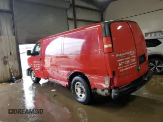 2006 Chevrolet Express Cargo Van with VIN 1GCGG25V561210610, listed as a Copart auction lot 51284105 with 194,595 mi miles and Salvage Title. Bid and sale history available at carsss.com. Image 2.