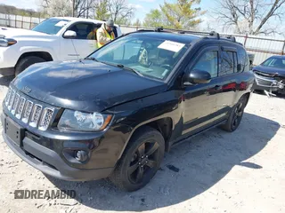 2017 Jeep Compass High Altitude with VIN 1C4NJDEB1HD151132, listed as a IAAI auction lot 41968785 with 164,273 mi miles. Bid and sale history available at carsss.com. Image 2.