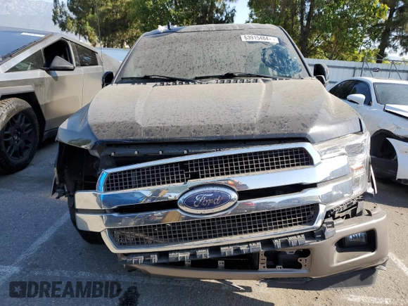 2020 Ford F-150 XL with VIN 1FTEW1C4XLFA74777, listed as a Copart auction lot 63915484 with 0 mi miles and Salvage Title. Bid and sale history available at carsss.com. Image 5.