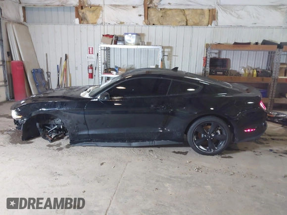 2023 Ford Mustang EcoBoost with VIN 1FA6P8TH7P5101948, listed as a IAAI auction lot 41305042 with 11,047 mi miles. Bid and sale history available at carsss.com. Image 15.