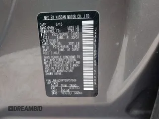 2016 Nissan Quest SV z VIN JN8AE2KP7G9157689, wystawiony jako IAAI lot #41869963 z przebiegiem 89 777 mil mil oraz . Historia ofert i sprzedaży dostępna na DreamBid. Obrazek 9.