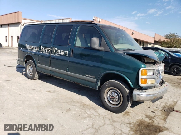 1997 GMC Savana z VIN 1GJGG25R1V1073885, wystawiony jako Copart lot #72458594 z przebiegiem 189 209 mil mil oraz Szkoda całkowita • Salvage title. Historia ofert i sprzedaży dostępna na DreamBid. Obrazek 4.