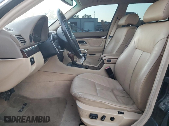 2001 BMW 7 Series 740iL with VIN WBAGH83481DP27673, listed as a Copart auction lot 75961134 with 149,120 mi miles and Salvage Title. Bid and sale history available at carsss.com. Image 7.