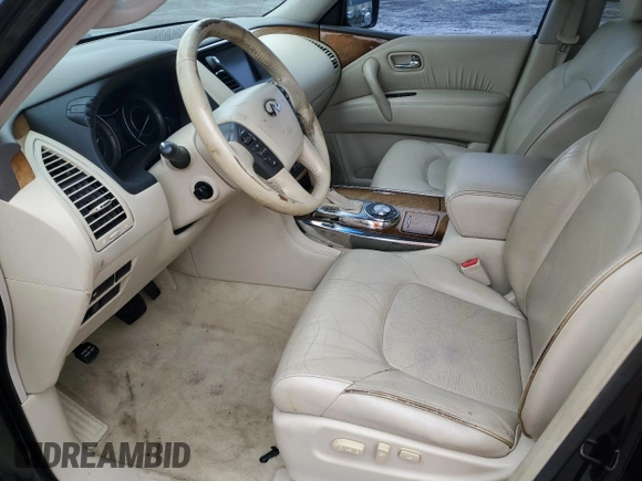 2013 Infiniti QX56 z VIN JN8AZ2NF7D9550269, wystawiony jako Copart lot #56836875 z przebiegiem 218 176 mil mil oraz Czysty tytuł • Clean title. Historia ofert i sprzedaży dostępna na DreamBid. Obrazek 7.