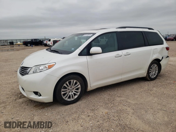 2017 Toyota Sienna XLE Auto Access Seat with VIN 5TDYZ3DC1HS898650, listed as a Copart auction lot 55153815 with 112,393 mi miles and Salvage title. Bid and sale history available at DreamBid. Image 1.