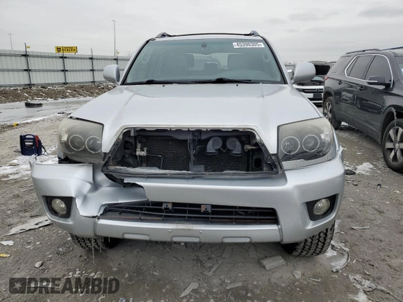 2006 Toyota 4Runner Limited with VIN JTEBU17R860093569, listed as a Copart auction lot 45390305 with 263,171 mi miles and Salvage Title. Bid and sale history available at carsss.com. Image 5.
