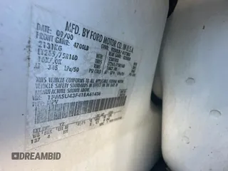 2001 Ford Excursion Limited z VIN 1FMSU43F41EA61436, wystawiony jako Copart lot #43797905 z przebiegiem 381 029 mil mil oraz Szkoda całkowita • Salvage title. Historia ofert i sprzedaży dostępna na DreamBid. Obrazek 10.