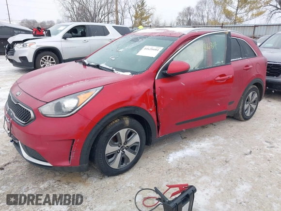 2019 Kia Niro LX with VIN KNDCB3LC7K5218814, listed as a IAAI auction lot 41628684 with 1 mi miles. Bid and sale history available at carsss.com. Image 17.