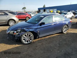 2014 Honda Accord Sport with VIN 1HGCR2F54EA253939, listed as a Copart auction lot 54340445 with 138,337 mi miles and Salvage Title. Bid and sale history available at DreamBid. Image 1.