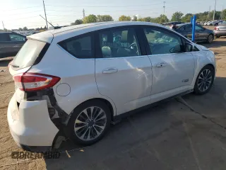 2017 Ford C-Max Energi Titanium with VIN 1FADP5FU9HL107830, listed as a Copart auction lot 71574254 with 61,626 mi miles and Clean Title. Bid and sale history available at carsss.com. Image 3.