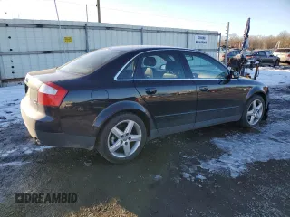 2003 Audi A4 3.0L with VIN WAULT68EX3A338850, listed as a Copart auction lot 42708585 with 54,420 mi miles and Salvage Title. Bid and sale history available at carsss.com. Image 3.