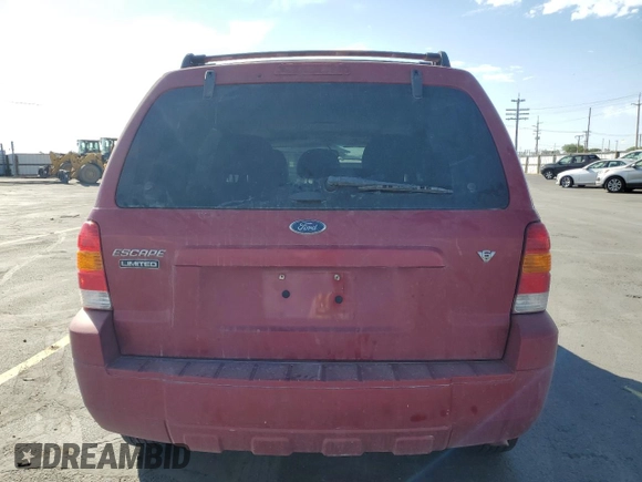 2006 Ford Escape Limited с VIN 1FMYU94116KA27683, выставлен на аукционе Copart как лот 63248795 с пробегом 79 818 миль миль и Списание • Salvage title. История ставок и продаж доступна на DreamBid. Изображение 6.