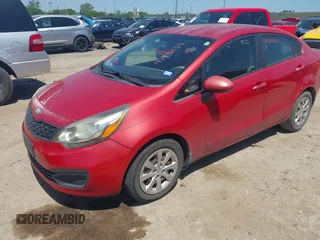 2013 Kia Rio LX with VIN KNADM4A37D6189199, listed as a IAAI auction lot 41992159 with 168,525 mi miles and . Bid and sale history available at DreamBid. Image 17.