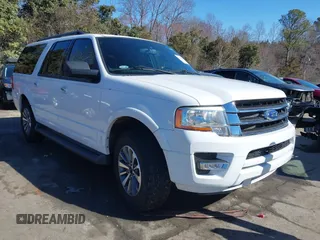2017 Ford Expedition EL XLT with VIN 1FMJK1HTXHEA19958, listed as a IAAI auction lot 41611264 with 147,634 mi miles. Bid and sale history available at carsss.com. Image 1.