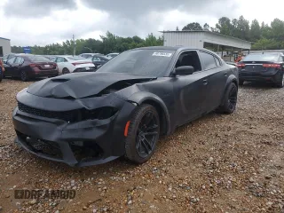 2019 Dodge Charger Scat Pack z VIN 2C3CDXGJ1KH604359, wystawiony jako Copart lot #60796535 z przebiegiem 65 418 mil mil oraz Szkoda całkowita • Salvage title. Historia ofert i sprzedaży dostępna na DreamBid. Obrazek 1.