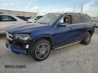 2021 Mercedes-Benz GLS with VIN 4JGFF5KE5MA463505, listed as a Copart auction lot 79547943 with 20,153 mi miles. Bid and sale history available at carsss.com. Image 1.