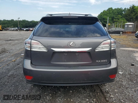 2012 Lexus RX 350 with VIN 2T2BK1BA5CC136824, listed as a Copart auction lot 63295785 with 133,803 mi miles and Salvage title. Bid and sale history available at DreamBid. Image 6.