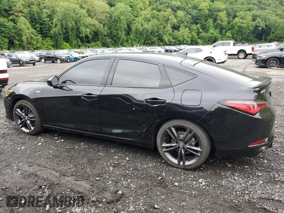 2024 Acura Integra w/A-Spec Package with VIN 19UDE4H32RA009848, listed as a Copart auction lot 58320455 with 10,695 mi miles and Salvage title. Bid and sale history available at DreamBid. Image 2.
