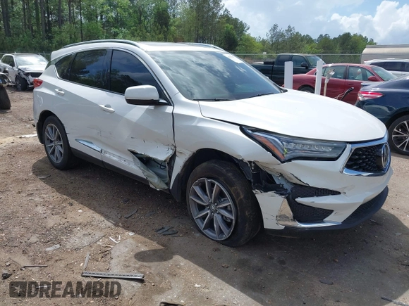 2021 Acura RDX Technology with VIN 5J8TC1H59ML023597, listed as a IAAI auction lot 41938661 with 43,441 mi miles and . Bid and sale history available at DreamBid. Image 1.
