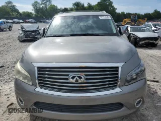 2013 Infiniti QX56 with VIN JN8AZ2NF3D9550303, listed as a Copart auction lot 57771745 with 137,866 mi miles and Salvage title. Bid and sale history available at DreamBid. Image 5.