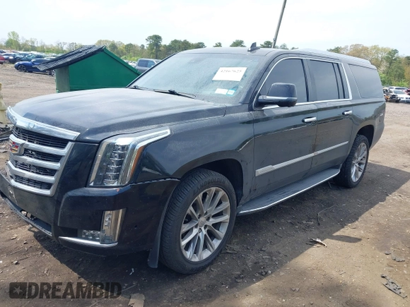 2019 Cadillac Escalade ESV Luxury z VIN 1GYS4HKJ2KR127777, wystawiony jako IAAI lot #42167625 z przebiegiem 187 464 mil mil oraz . Historia ofert i sprzedaży dostępna na DreamBid. Obrazek 2.