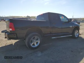 2018 Ram 1500 Express with VIN 1C6RR6FT4JS171221, listed as a Copart auction lot 50465125 with 91,329 mi miles and Salvage title. Bid and sale history available at DreamBid. Image 3.