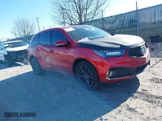 2020 Acura MDX w/Technology/A-Spec Pkg with VIN 5J8YD4H02LL025103, listed as a IAAI auction lot 41742821 with 26,893 mi miles. Bid and sale history available at carsss.com. Image 1.