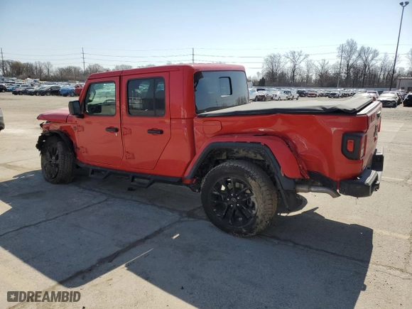 2024 Jeep Gladiator Nighthawk with VIN 1C6HJTAGXRL131534, listed as a Copart auction lot 48869675 with 6,384 mi miles and Salvage Title. Bid and sale history available at carsss.com. Image 2.