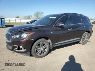2020 Infiniti QX60 Luxe with VIN 5N1DL0MN7LC540894, listed as a Copart auction lot 48667775 with 56,623 mi miles and Salvage Title. Bid and sale history available at DreamBid. Image 1.