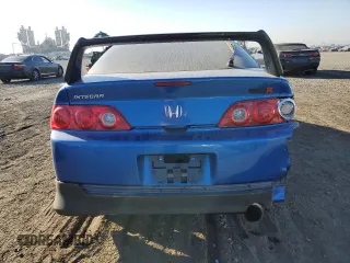 2006 Acura RSX Type-S Leather with VIN JH4DC53076S003491, listed as a Copart auction lot 77895724 with 127,747 mi miles and Salvage Title. Bid and sale history available at carsss.com. Image 6.
