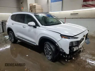 2022 Hyundai Santa Fe Limited with VIN 5NMS4DAL7NH416275, listed as a Copart auction lot 44754625 with 28,066 mi miles and Salvage Title. Bid and sale history available at carsss.com. Image 4.