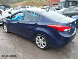 2012 Hyundai Elantra GLS with VIN 5NPDH4AE6CH098292, listed as a IAAI auction lot 41475661 with 94,083 mi miles. Bid and sale history available at carsss.com. Image 3.