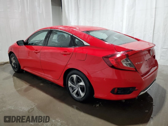 2020 Honda Civic LX with VIN 2HGFC2F60LH520029, listed as a Copart auction lot 46034735 with 93,930 mi miles and Clean Title. Bid and sale history available at DreamBid. Image 2.