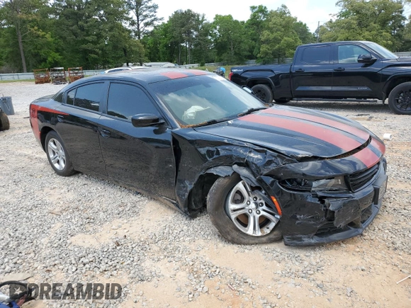 2019 Dodge Charger SXT z VIN 2C3CDXBG2KH696352, wystawiony jako Copart lot #53787995 z przebiegiem 85 127 mil mil oraz Szkoda całkowita • Salvage title. Historia ofert i sprzedaży dostępna na DreamBid. Obrazek 4.
