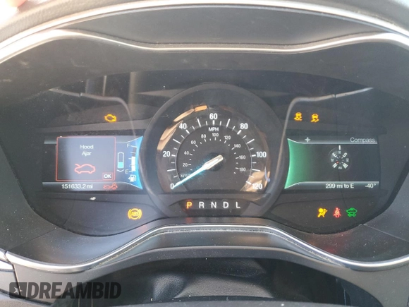2016 Ford Fusion SE Hybrid with VIN 3FA6P0LU7GR162714, listed as a Copart auction lot 57532635 with 151,633 mi miles and Salvage title. Bid and sale history available at DreamBid. Image 9.